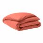 Bed linens - Percale de coton Royal line Corail - Duvet set - ESSIX