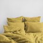 Bed linens - Lemon Curry Linen Duvet Cover Set - LINEN TALES