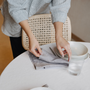 Linge de table textile - Serviettes légères en lin gris clair - LINEN TALES