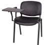 Office sets - Madrid training chairs with black synthetic leather cushion (Office chairs) - RIVA OFFICE