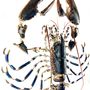 Objets de décoration - Eclaté à la Beauchêne de homard bleu - LA THANATOTHÈQUE