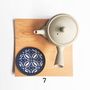 Table linen - Japanese stencil dyeing Coaster    8 happy patterns - EBISUYA
