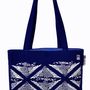 Bags and totes - Japanese stencil dyeing  Saburo tote    3 happy patterns - EBISUYA