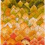 Contemporary carpets - Autumnal Foliage runner, Stained-Glass Collection, Zollanvari Super Fine Gabbeh - ZOLLANVARI INTERNATIONAL