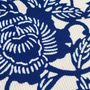 Fabric cushions - Japanese stencil dyeing Sashiko cushion cover  50cm - EBISUYA