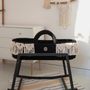 Baby furniture -  Moses basket with macrame decor and rocking stand - ANZY HOME