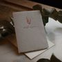 Stationery - Prairie Rose Handmade Paper Letterpress Cards - OBLATION PAPERS AND PRESS