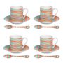 Tasses et mugs - COFFRET 4 P/T CAFE + CUIL 10 CL ALIZE - TABLE PASSION