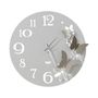 Horloges - Horloge murale Flower Butterfly - ARTI & MESTIERI