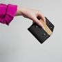 Leather goods - Change Purse - Recycled Leather - Made in France - MAISON ORIGIN