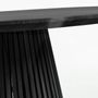 Dining Tables - Table ronde Jeanette en bois massif de Mindy noir Ø 90 cm - KAVE HOME