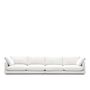 Sofas for hospitalities & contracts - Gala 6 seater sofa in white, 390 cm - KAVE HOME