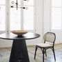 Dining Tables - Table ronde Jeanette en bois massif de Mindy noir Ø 90 cm - KAVE HOME