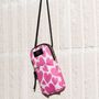 Pochettes - Phone Bag recyclé Pink Love ♻️ - WOUF