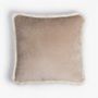 Coussins textile - COUSSIN HEUREUX - HAPPY PILLOW Collection | Velvet with bespoke fringes - LO DECOR