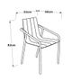 Lawn armchairs - FLEOLE dining armchair. - EZEÏS