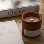 Candles - Terracotta candle - WITH POESIE