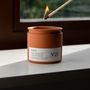 Candles - Terracotta candle - WITH POESIE