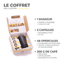 Tea and coffee accessories - The CAPS ME box - compatible Nespresso reusable capsules - CAPS ME