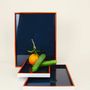 Objets de décoration - Set de 3 plateaux rectangulaires en bois laqués - L'INDOCHINEUR PARIS HANOI