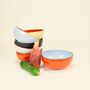 Decorative objects - Set of 6 bowls in coconut and lacquer - L'INDOCHINEUR PARIS HANOI