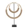 Decorative objects - The Double Shell Necklace On Stand - Natural - BAZAR BIZAR LIVING