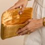 Jewelry - golden grass pouch - ACAÏ