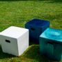 Lawn chairs - Ceramic cube stool Yixing Jardin - CFOC