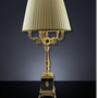 Desk lamps - 201-202 table lamp in crystal and bronze plated - OLYMPUS BRASS