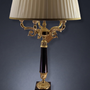 Desk lamps - art. 222 desk lamp in crystal and bronze (lighting/lamp) - OLYMPUS BRASS