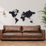 Autres décorations murales - Carte du monde en noir - OWARLD