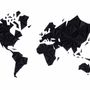 Autres décorations murales - Carte du monde en noir - OWARLD