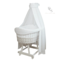 Beds - Diamond Pique Classic Crib - THE BABY COT SHOP