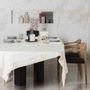 Table linen - Table cloth with “Farnese” lace - DANIELA DALLAVALLE DESIGN