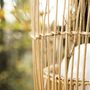 Pièces uniques - "Dans le vent" grande lampe colonne en vannerie d'osier et bambou - TRESSAGES PAS SAGES