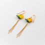 Jewelry - Strelitzia Flower Pendant earrings - Sawadee - NACH