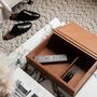 Caskets and boxes - Bookbox surplus leather - AUGUST SANDGREN