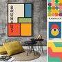 Poster - BAUHAUS Graphic Collection - BLUE SHAKER