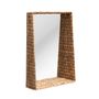 Mirrors - Braided frame mirror with shelf - CHEHOMA