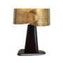 Table lamps - Lamp Golden belt moka metal base - CHEHOMA