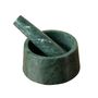 Everyday plates - Green marble pestle and mortar - CHEHOMA