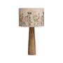 Table lamps - Lamp with embroidered shade Wildflower - CHEHOMA