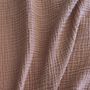 Bed linens - Polished copper Cotton Gauze Duvet Cover - MAISON D'ÉTÉ