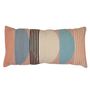 Comforters and pillows - Handmade Circle Geo Lumbar Pillow, Multi- 30x86 cm - CASA AMAROSA