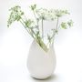 Decorative objects - TULIPYA white porcelain biscuit vase - YLVAYA DESIGN