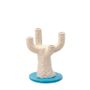 Decorative objects - Styles 4-Prong Candlestick Dia 19.5 x 25 cm Blue/White - VILLA COLLECTION DENMARK