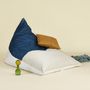 Ottomans - [interior] Berlingot Indigo Beanbag - LA TETE DANS LES NUAGES
