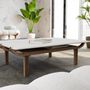 Coffee tables - NUAGE Rectangular Coffee Table - Walnut - SOLLEN