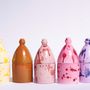 Decorative objects - Trullo Candle Pink and Burgundy - CAROLA FRA I TRULLI