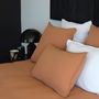 Bed linens - Terracotta cotton gauze duvet cover - MAISON D'ÉTÉ